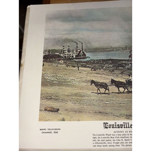 VTG 1970s WKPC University of Louisville Photo Archives Riverboat Waterfront - Picture 2 of 4